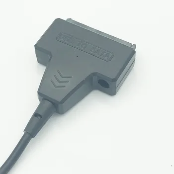 Nešiojamų USB2.0 SATA Adapterio Kabelis 2,5 colio Kietąjį Vairuotojo Kabeliai 3.5 colių 7+15 Kietojo Disko Adapteris, Laidas HDD/SSD Nešiojamas Kietasis