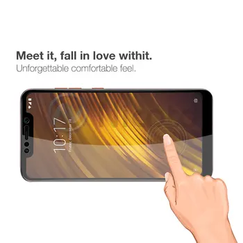 Nicotd Grūdintas Stiklas Xiaomi Pocophone F1 screen protector, pilnas draudimas redmi 5 plus S2 5A 6a pro 6 4X Pocophone F1 xiomi Filmas