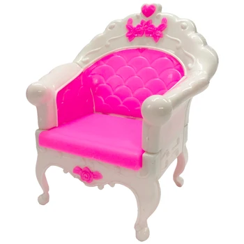 NK Viena Vnt Lėlės Priedai Mados Stilius Princesė Dream House Kėdė, Sofa-lova, Fotelis Plastikiniai Baldai Barbie Doll-Geriausia Dovana