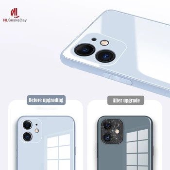 NLSnakeDay silikono Virvelę viskas įskaičiuota sudužti atsparus stiklas mobilųjį telefoną atveju iPhone11Pro Max XR XS Max X 8 7 6PLUS