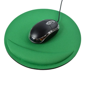 Non-slip Pelės Mygtukai Suapvalinti Minkštas Riešo Saugomų Pagalvėlė vientisos Spalvos EVA Gaming Mouse Pad 