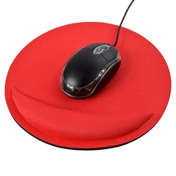 Non-slip Pelės Mygtukai Suapvalinti Minkštas Riešo Saugomų Pagalvėlė vientisos Spalvos EVA Gaming Mouse Pad 