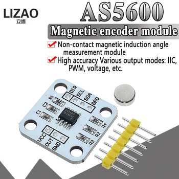 Oficialus AS5600 magnetiniai kodavimo magnetinės indukcijos kampu matavimo jutiklio modulis 12bit didelio tikslumo