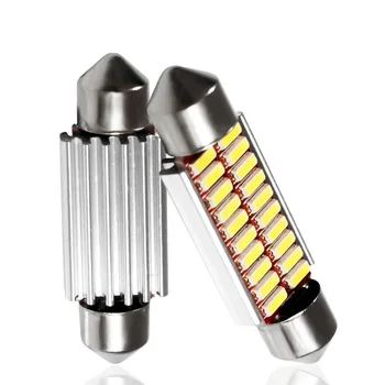 OKEEN Automobilių Stilius Girlianda 31mm 36mm 39mm 42mm LED Lemputė Super Šviesus 4014 SMD Canbus Klaidų Skaitymo Lemputės Interjero Doom Lempos
