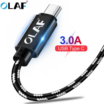 OLAF USB C Tipo Kabelis 3A Greito Įkrovimo Tipas-C USB Kabelis 