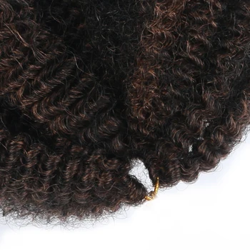 ONXY Afro Keistą Curl Twist Marely Nerijos Purus Nėrimo Nerijos Plaukų Yaki Curl Nėrimo Sintetinių Pynimo Plaukų Moterims