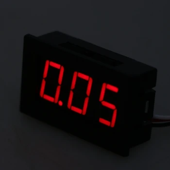 OOTDTY Mini Voltmeter Testeris, Skaitmeninis Įtampos Bandymo Baterija DC (nuolatinė srovė 0-30 V Raudona/Mėlyna/Žalia Auto Automobilis