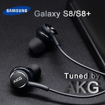 Originalios Samsung Ausinės Akg EO-IG955 Laidinis Mikrofonas (3,5 mm su Mic In-Ear ausinės Samsung Galaxy S10 S9 S8, S7 Išmanųjį telefoną