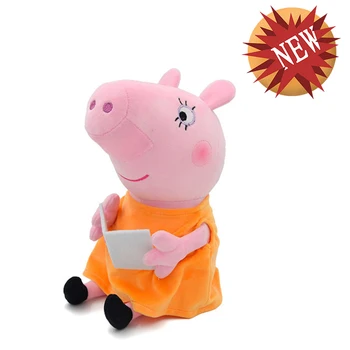 Originalus 19cm/13cm Peppa Pig George Gyvūnų Minkšti Pliušiniai Žaislai Šeimos Draugas Kiaulių Šalies Lėlės Mergina Vaikų Gimtadienio Dovanos