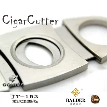 Originalus Cohiba cigarų pjovimo Ultra-Plonas nerūdijančio plieno Kišenėje Zigarre Cigarečių Peilis Kubos Rūkymas Giljotinos Įrankiai Charutos
