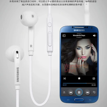 Originalus EOEG920bw Samsung S6 ausinės 3,5 MM ausis su kontrolės garsiakalbis Galaxy S7 Krašto S3 S4 S5 A5 A7 A8 A9 A10 A20 A30 A40