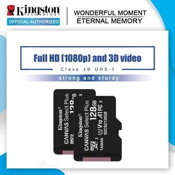 Originalus Kingston 256 GB Micro SD kortelė 32GB Class10 Atminties Kortele 128 GB 64GB 16 GB UHS-1 8GB 4 klasės 