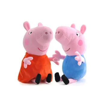 Originalus Peppa Pig George Tėtis, Mama Pliušiniai Žaislai Šeimos Paketas Pelucia Įdaryti Lėlės Vaikams Dovanos