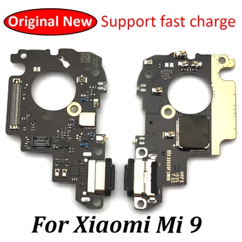 Originalus USB Įkrovimo lizdas Jungtis Valdybos Flex Kabelis, Mikrofonas Xiaomi Mi 9 9T 9T Pro Mi 9 Lite Redmi K20 Mi 9T 10T