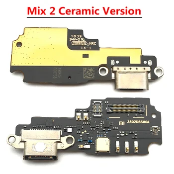 Originalus Už Xiaomi Mi Sumaišykite 2S 2 S Mix2s Doko Jungtis USB Įkroviklio Įkrovimo lizdas Flex Kabelis Lenta Su Mikrofonu Micro