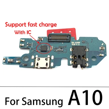 Originalus Įkrovimo lizdas USB Įkrovimo Dokas Valdybos Flex Kabelis Samsung Galaxy A12 A21A10 A20 A30 A40 A50 A70 A80 A10S A30S A50S A71