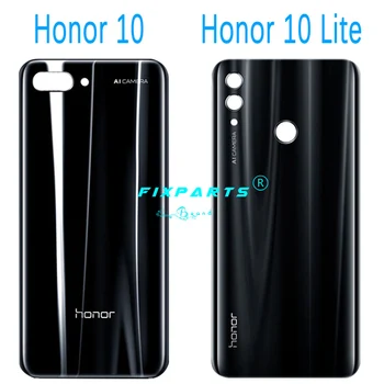 Originalą Huawei Honor 10 Lite Garbę 10 Atgal Akumuliatoriaus Dangtelį Honor10 Lite Galinio Stiklo danga Honor10 Galinių Durelių Būsto Atveju Skydelis