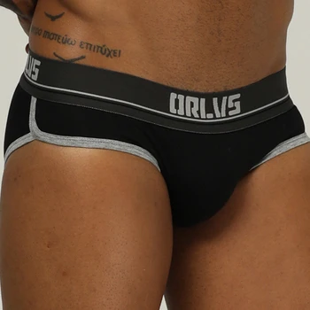 ORLVS Prekės sexy gay trumpikės vyrams jockstrap vyrų apatiniai cueca tanga kvėpuojantis quick dry kincker vyrų gėjų bikini trumpikės