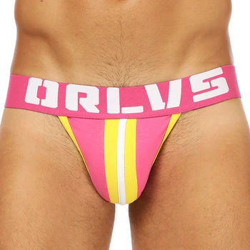 ORLVS Sexy Gay Apatiniai Vyrams Skaidrus Jockstrap String Homme Slydimo Seksualus Erotiniai Homens Mens Dirželius Ir G Stygos Cueca Gėjų