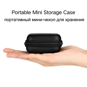 OSEVPORF Nešiojamų Atveju, Ausinių Padengti Mini Užtrauktuku Aikštėje Saugojimo Sunku Maišelį Ausinės Dėžutė Ausinės SD TF Korteles, USB Kabelis