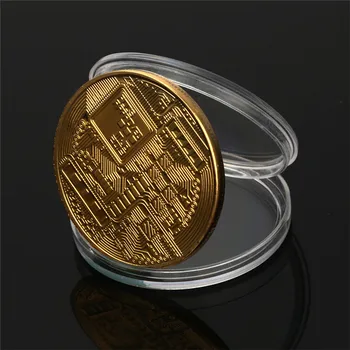 Paauksuoti Bitcoin Moneta, Kolekcines, Dovana Casascius Tiek Monetos BTC Monetos Meno Kolekcija Fizinio Aukso Progines Monetas