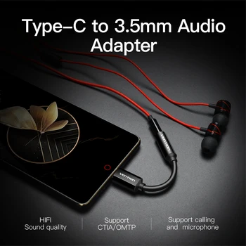 Paj C Tipo-3.5 Lizdas, Ausinės USB Kabelis, C-3.5 mm AUX Adapteris Ausinės, Audio Kabelis Huawei P40 Xiaomi 6 AUX Converte