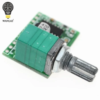 PAM8403 mini 5V skaitmeninis stiprintuvas lenta su jungikliu potenciometras gali būti USB powered