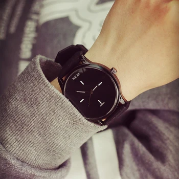 Paprasta juoda balta kvarciniai laikrodžiai moterims minimalistinio dizaino silikoninis dirželis laikrodis didelis ciferblatas moterų mados kūrybos žiūrėti
