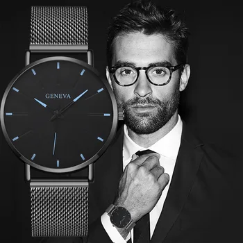 Paprasta vyriški Laikrodžiai 2020 Mados Verslo Karinės Kvarco Žiūrėti Plieno Dirželis Sporto Riešo Žiūrėti Vyrų Laikrodis Relogio Masculino