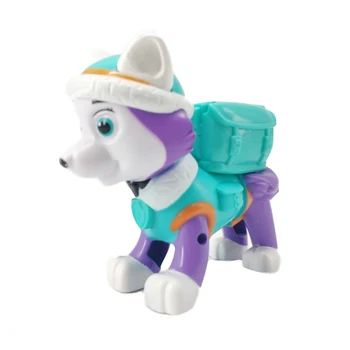 Paw Patrulių Everest Šuo Riedlentė Šuniukai Sniegas Gali Būti Deformuotas Patrulių Patrulla Canina PVC Lėlės, Žaislai Veiksmų Skaičius, Modelį, Žaislai