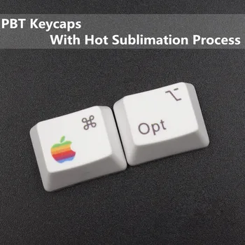 PBT Keycaps MAC Commond Ir Pasirinkimo Klavišus Dažų Sublimacijos Cherry MX Raktų Dangteliai, MX Jungikliai Mechaninė Žaidimų Klaviatūra