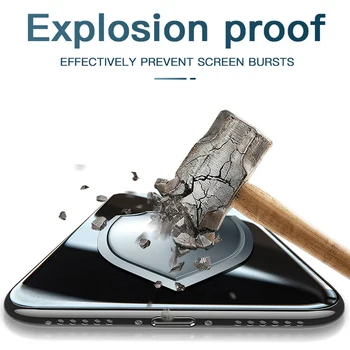 Pilnas draudimas Screen Protector, iPhone X XS MAX XR 11 Pro Privataus Antispy Grūdintas Stiklas iPhone 6 6s 7 8 Plius tamsinti Stiklai