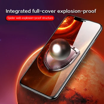 Pilnas draudimas Screen Protector, Stiklo iPhone 6 7 8 Plus XS XR 11 Grūdintas stiklas iPhone 11 Pro X 11Pro Apsauginės Plėvelės