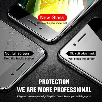 Pilnas draudimas Stiklo iPhone SE 2020 X XS Max XR Grūdintas Stiklas iPhone 7 8 6 6s Plius 5 5S 11 Pro Max Screen Protector