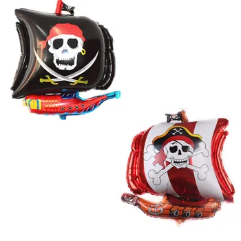 Piratų Partija Tema, Vienkartiniai Indai, Nustatyti Popieriaus Plokštė Servetėlės Reklama Balionų Šalis Tiekia Gimtadienio Kūdikių Dušas Šaliai Dekoro