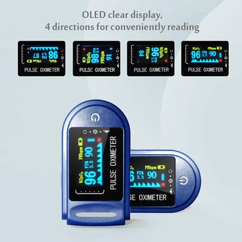 Piršto Oximeter sveikatos soties medicinos įranga, oLED kraujo deguonies Širdies ritmo Soties Matuoklis skaitmeninis OximetroFingertip O