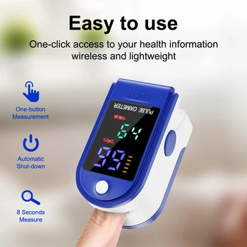 Pirštu Oximeter Skaitmeninį Piršto Pulse Oximeter Kraujo Deguonies Įsotinimo Metrų Piršto SPO2 PR Širdies ritmo Monitorius Sveikatos Priežiūros