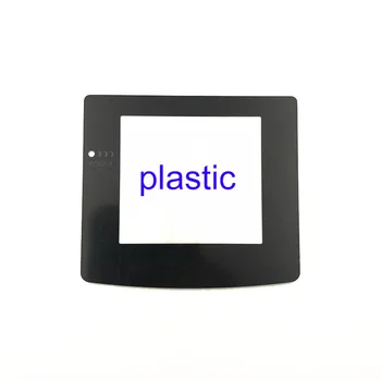 Plastiko/Stiklo Lęšis GBC Ekrano Stiklo Lęšis Gameboy Spalva Objektyvas Gynėjas W/ Adhensive