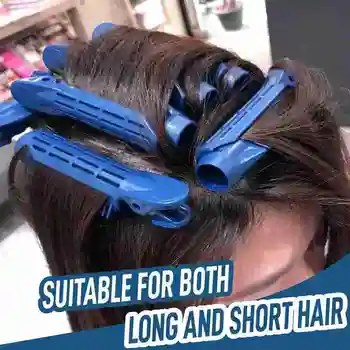 Plaukų Priežiūra Volai Plaukų Šaknis, Natūralus Purus Plaukai Įrašą Miega Ne Šilumos Plastiko Hair Curler Twist kirpykloje 
