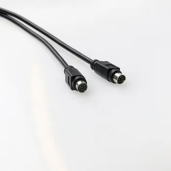 PLC kabelis vyrų vyrų S terminalas MD8 pin male vyrų kabelis Apvalus galvos MD8 gryno vario nikeliuotas duomenų perdavimo