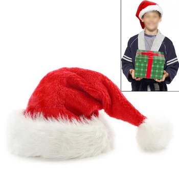 Pliušinis Kalėdinės kepurės, Kalėdų Šventė, Kalėdos Bžūp Kalėdų Senelis Kalėdų Skrybėlę Dropshopping