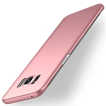 Plono Hard Case For Samsung Galaxy S8 S9 Plus S6 S7 Krašto Pastaba 8 9 J5 J7 Neo Pro Prime A3 A5 A7 2017 A6 A8 J4 J6 2018 Dangtis