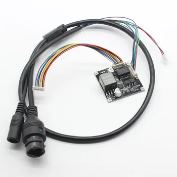 POE Modulis valdybos Power Over Ethernet 12V išėjimo IEEE802.3af/šiuo atitinka Saugumo stebėjimo kamerų Tinklo IP Kameros 8Pin su poe kabelis
