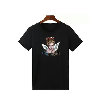 Poemyi Karaliaus Angelas Sparnų Geležies Lopai Drabužių Šilumos perdavimas Šilumos Lipdukai T-shirt 