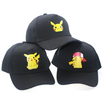 Pokemon Pikachu Žvejo skrybėlę Suaugusių Vaikų Anime Žaislas Šukuosena Pavasario Vasaros Kelionių, Laisvalaikio skėtį nuo saulės Bžūp Megztų Vilnonių Skrybėlę