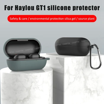 Prabanga Ausinės Apsauginės Ultra Plonas Atveju Haylou GT1 Saugos Apsaugoti Silikono TPU Case Cover Už Haylou GT1 Plius Mielas Atvejais