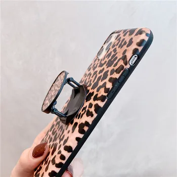 Prabangūs leopardo Lankstymo Stovo Laikiklį mobiliajam telefonui 
