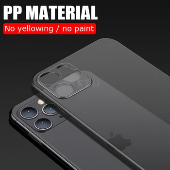 Prabangūs Ultra Plonas 0.26 mm Atveju iPhone, SE 2020 m. 11 12 Pro XS Max XR PP Atveju iPhone 6 6s 7 8 Plus X PC atsparus smūgiams Matinis Atveju