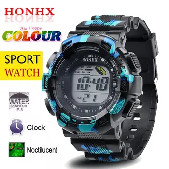 Prekės vyriški sportiniai laikrodžiai karšto mados atsitiktinis LED skaitmeniniai laikrodžiai daugiafunkcinis kariniai laikrodžiai Masculino