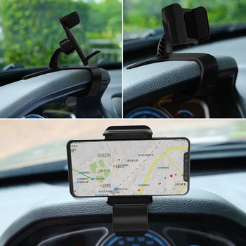 Prietaisų skydelio Automobilinis Telefono Laikiklis GPS Navigacijos pagalba išmaniajame telefone Kalno Stovi Įrašą Ant 